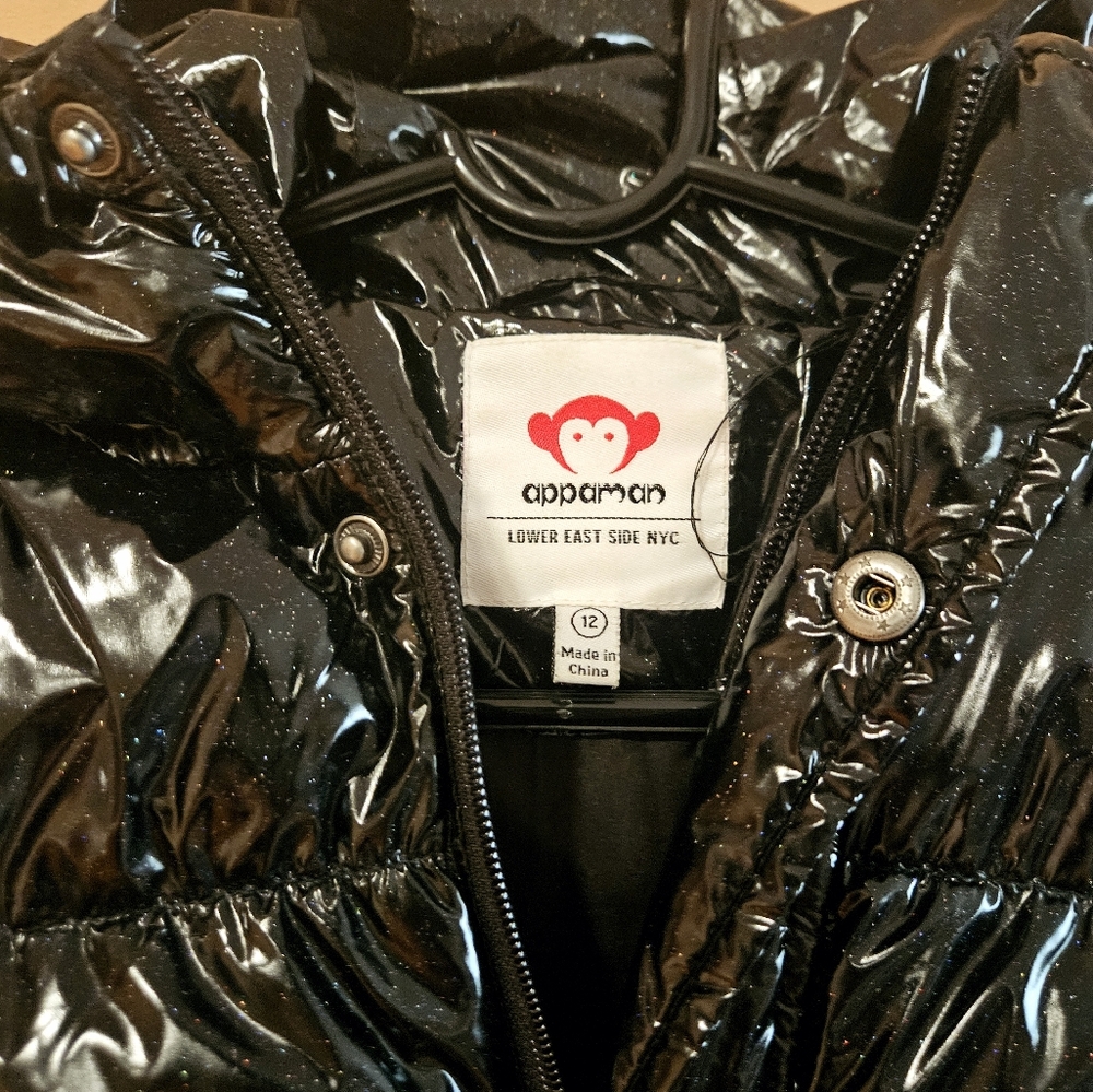 Appaman Black Puffer Jacket